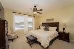 UPPER LEVEL BEDROOM 1 KING BED MASTER SUITE WITH A BEAUTIFUL LAKE VIEW